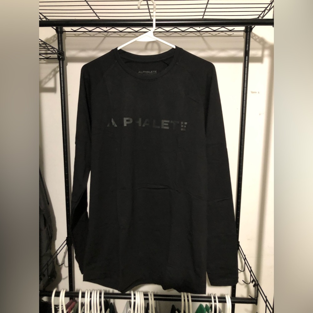 Alphalete Performance Long Tee Black Size Large
